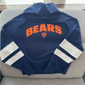 Junk Food Clothing Chicago Bears Navy and Orange Hoodie